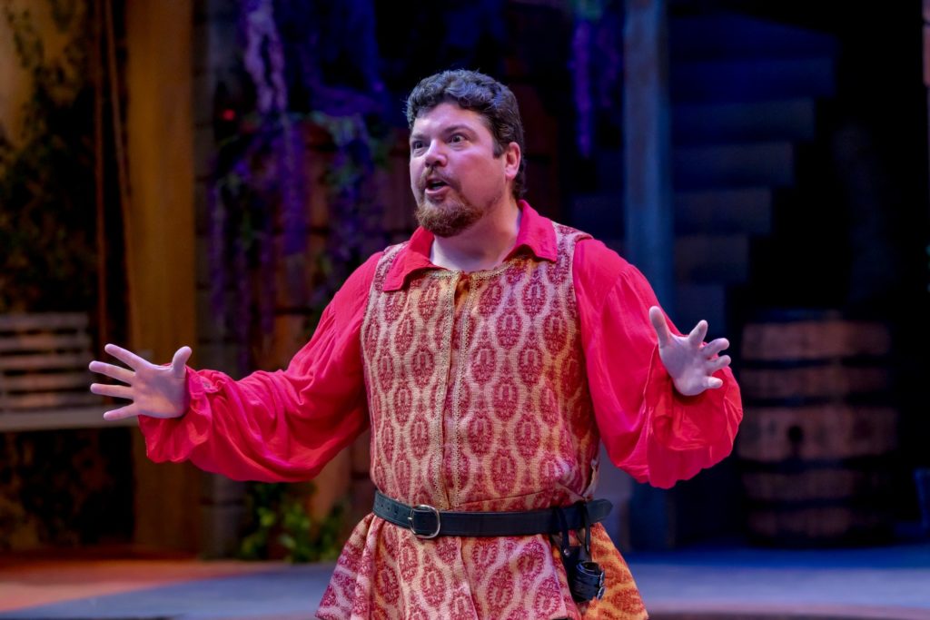 Billy Chace in Much Ado About Nothing presented by Cincinnati Shakespeare Company. 