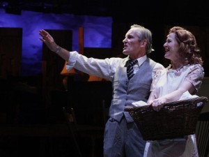 Bruce Cromer and Annie Fitzpatrick in "Death of a Salesman"